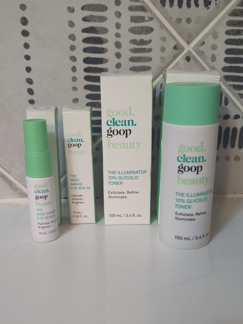 Good Clean Goop - The Illuminator Toner & Wide Awake Eye Serum (2 Each)